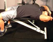Упражнения для мышц шеи Подъемы сопротивления лежа лицом вверх фото1