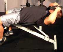 Упражнения для мышц шеи Подъемы сопротивления лежа лицом вверх фото2